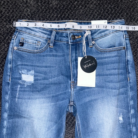 Vici For Kancan Light Wash Distressed Jeans NWT - Picture 13 of 15